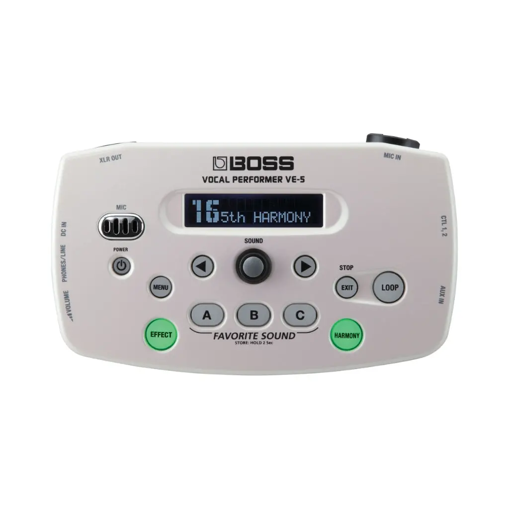 Boss Ve-5 Vocal Performer - White 1