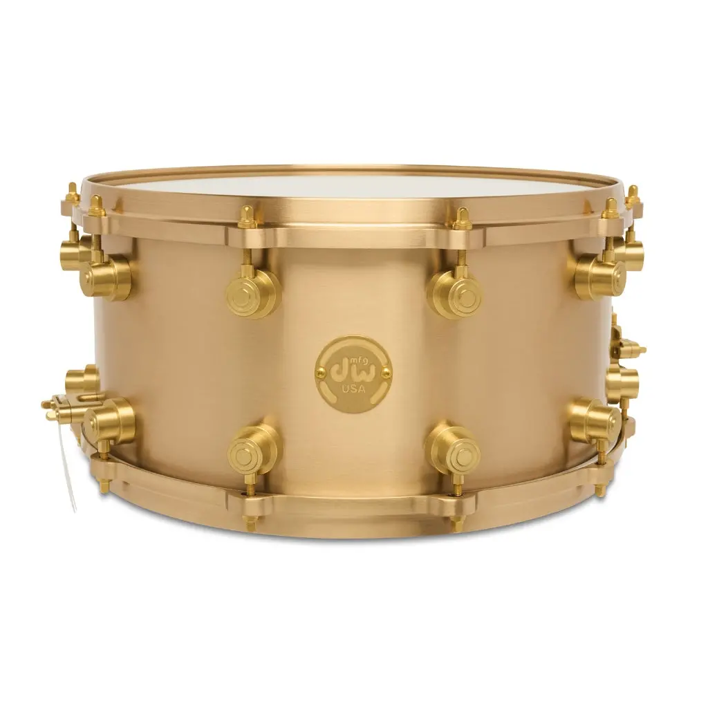 Dw Mfg True-Cast 7X14-Inch Limited Edition Sand-Cast Bell Bronze Shell Snare Drum 1