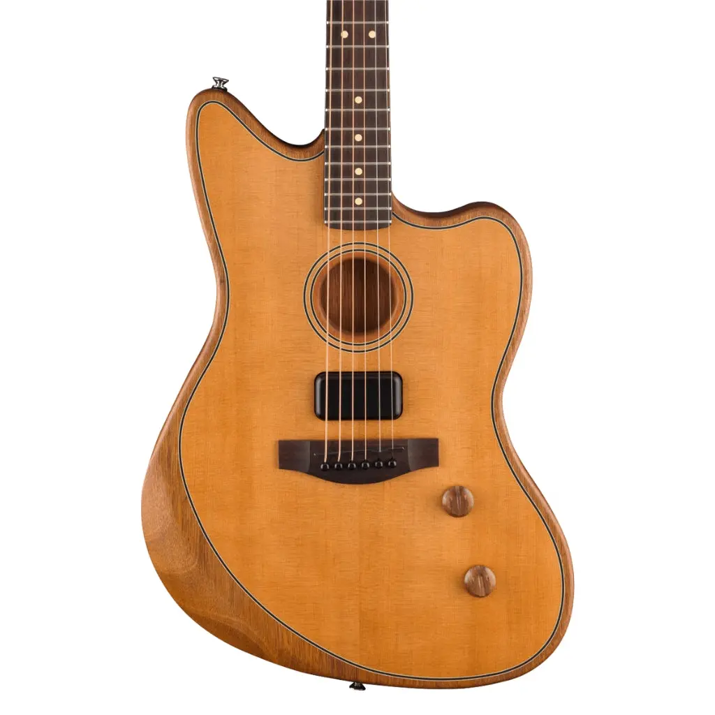 Fender Acoustasonic Standard Jazzmaster Guitar - Natural 1
