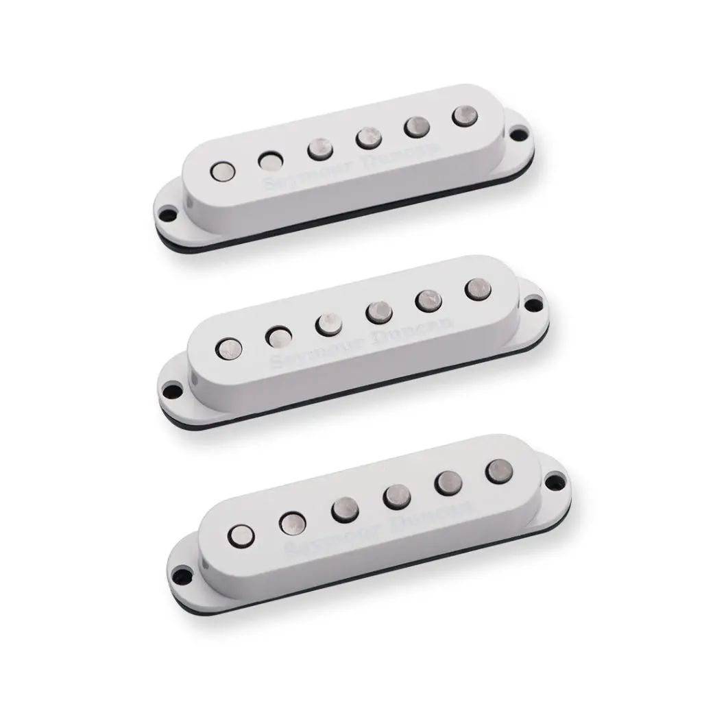 Seymour Duncan Ssl-5L Custom Staggered Strat Single Coil California Left Pickup Set - White 1