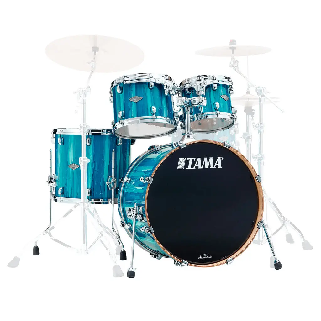 Tama Mbs42s Starclassic Performer Maple/Birch 4-Piece Shell Kit - Sky Blue Aurora 1