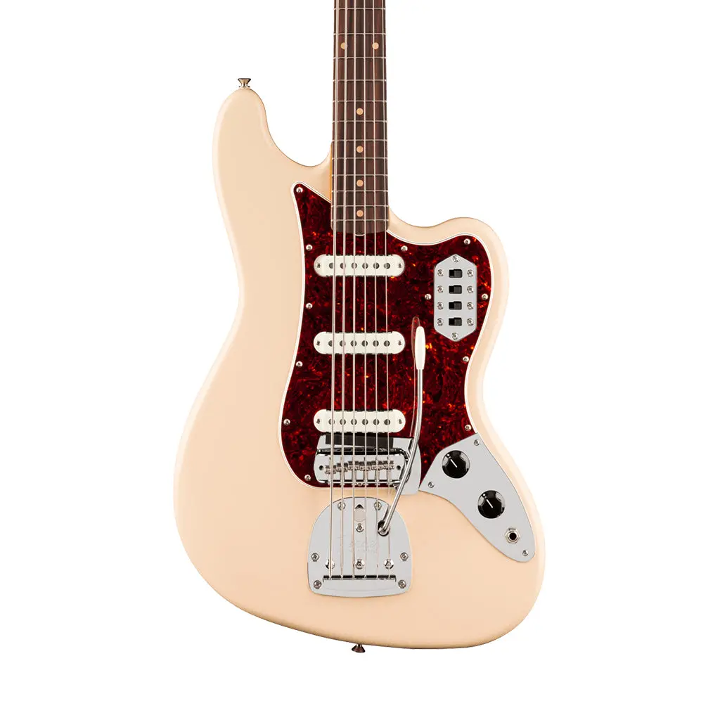Fender Vintera Iii Early 60S Bass Vi Rosewood 6-String Bass Guitar - Olympic White 1