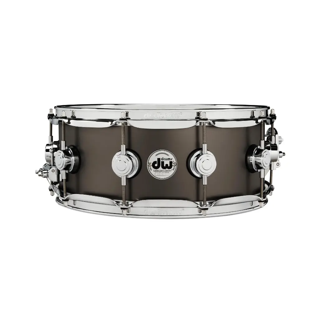 Dw Collector's Series Metal Brass Snare Drum - 5.5 X 14-Inch - Satin Black 1