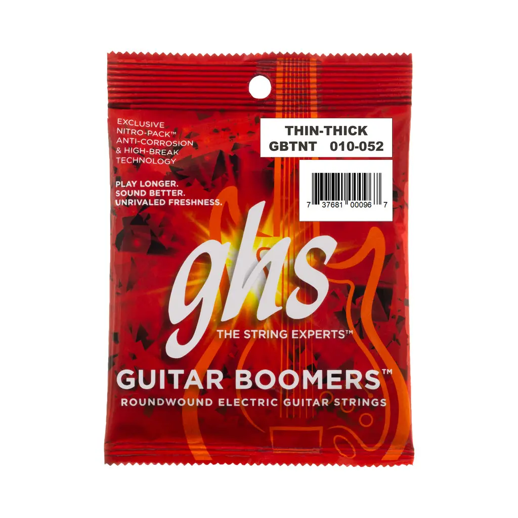 Ghs Gbtnt 10-52 Boomers Electric Guitar String Pack - Thin-Thick 1
