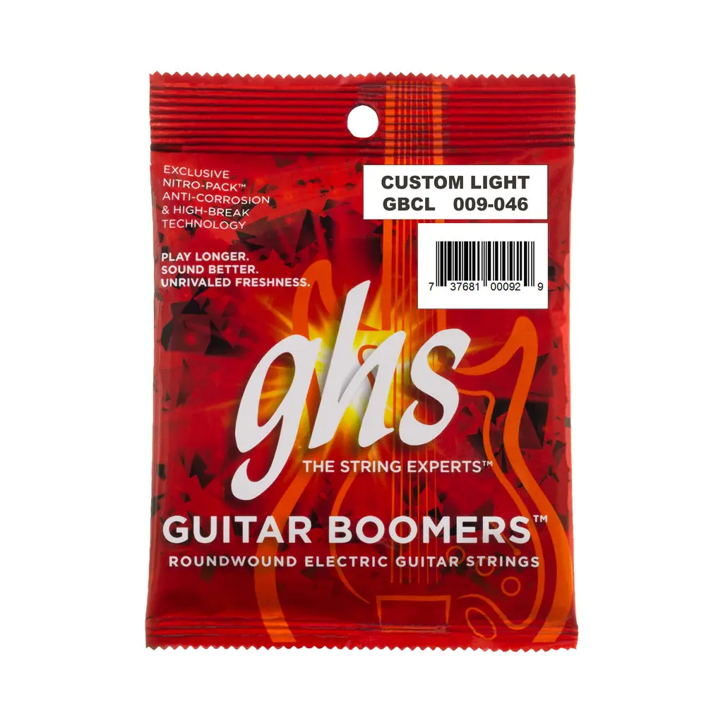 Ghs Gbcl 9-46 Boomers Electric Guitar String Pack - Custom Light 1