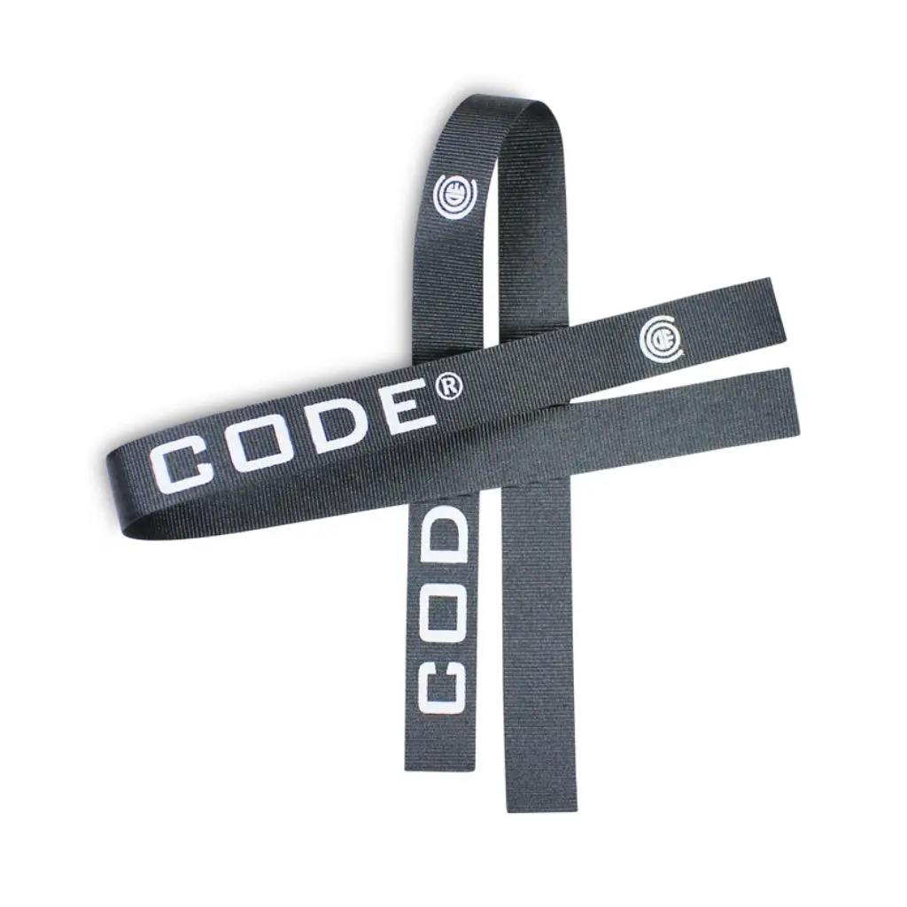 Code Woven Snare Straps - Black, 2 Pairs 1