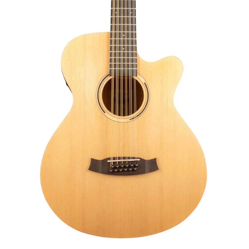 Tanglewood Roadster Ii Superfolk 12-String Acoustic-Electric Guitar - Natural Satin 1