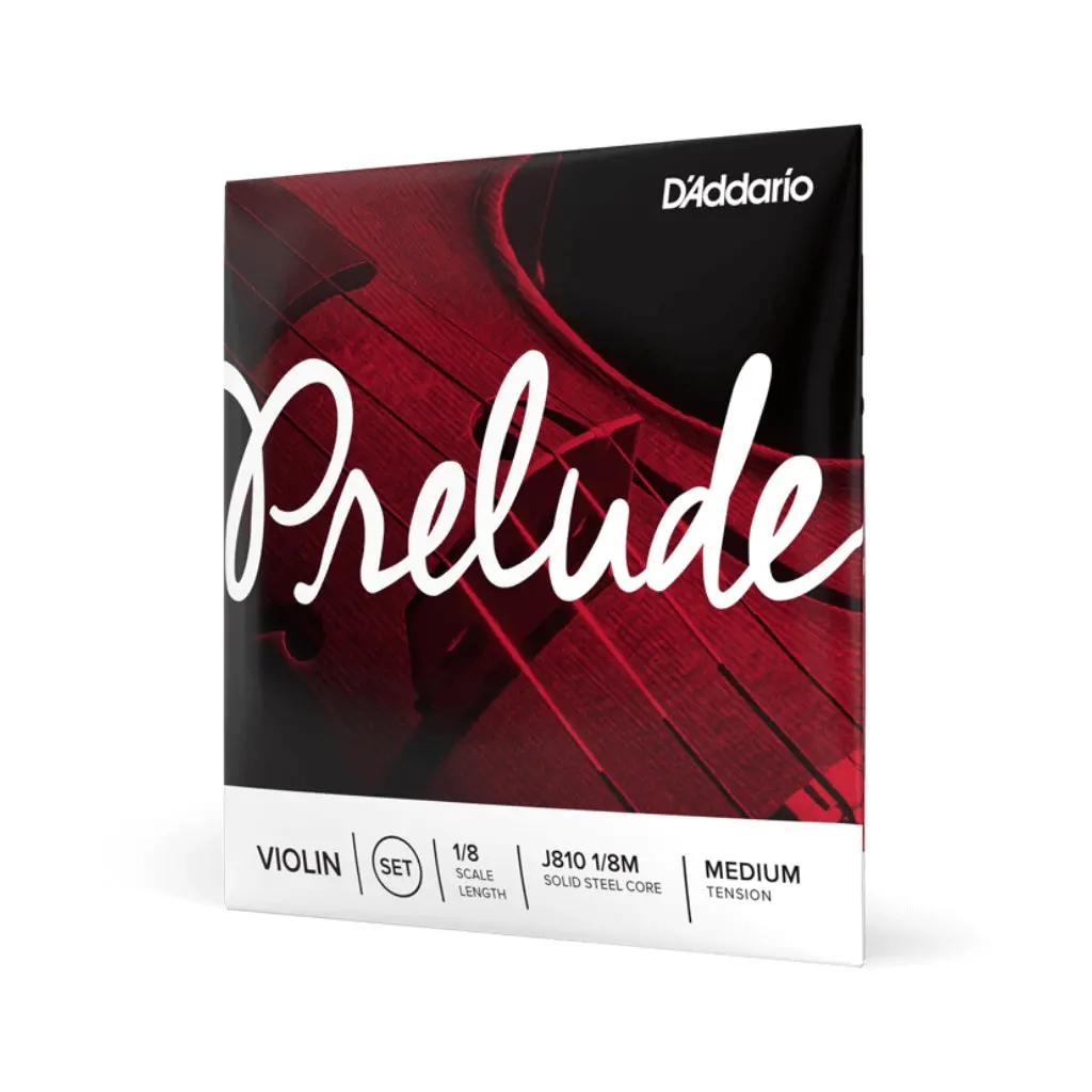 D'addario J810 Prelude Violin String Set - 1/8 Scale, Medium Tension 1