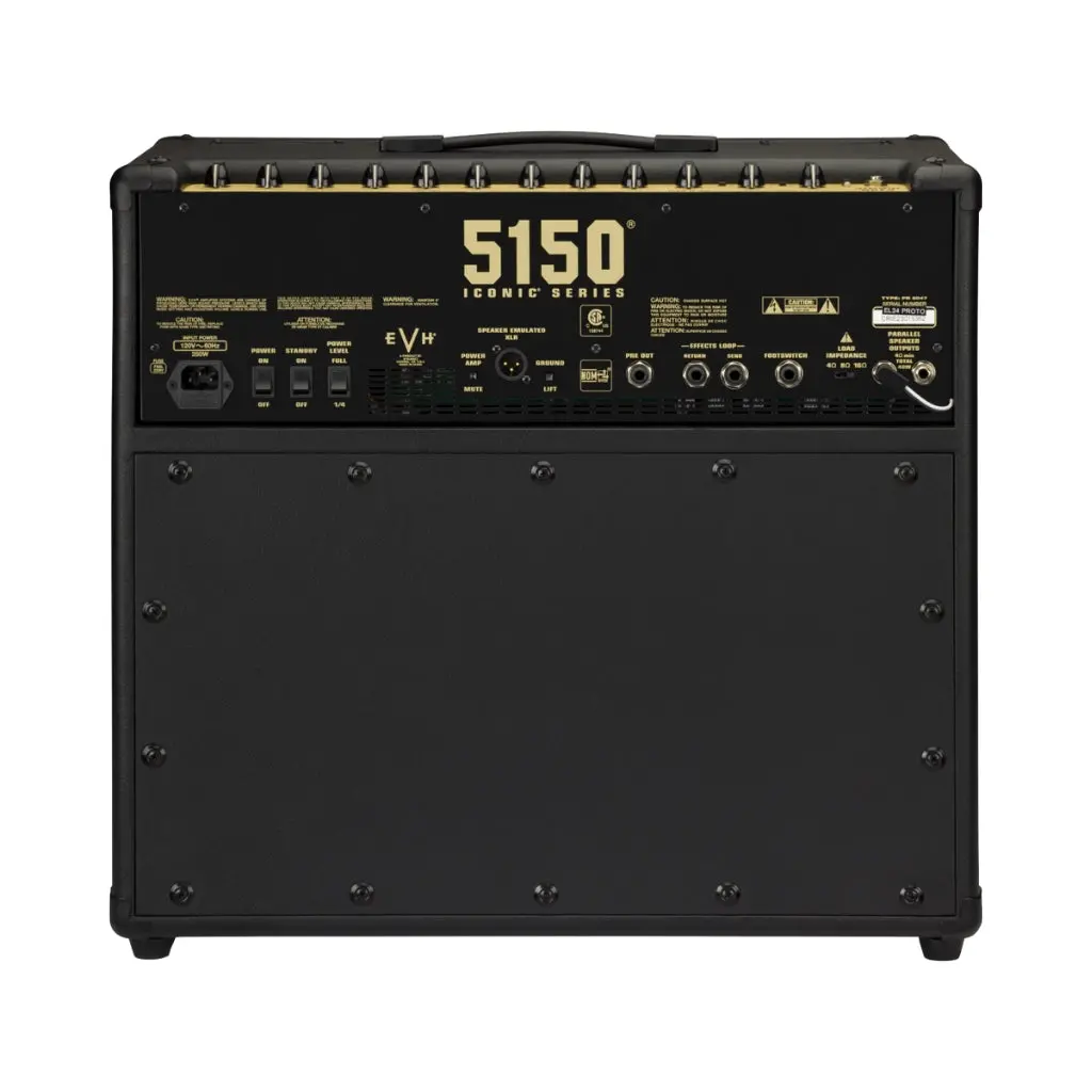 Evh 5150 Iconic Series 40 Watt El34 1X12 Combo 240V Aus - Black 2