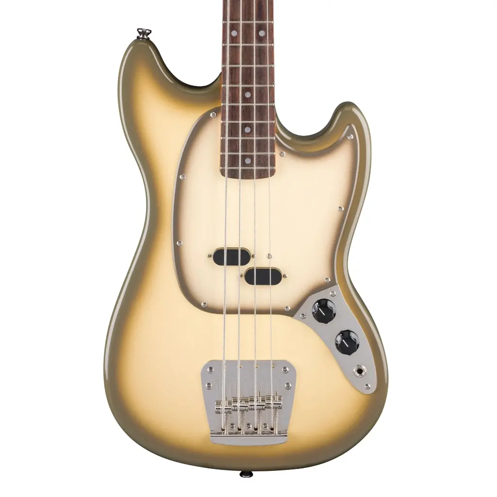 Squier Fsr Classic Vibe '60S Mustang Bass Guitar - Antigua Burst, Laurel Fingerboard 1