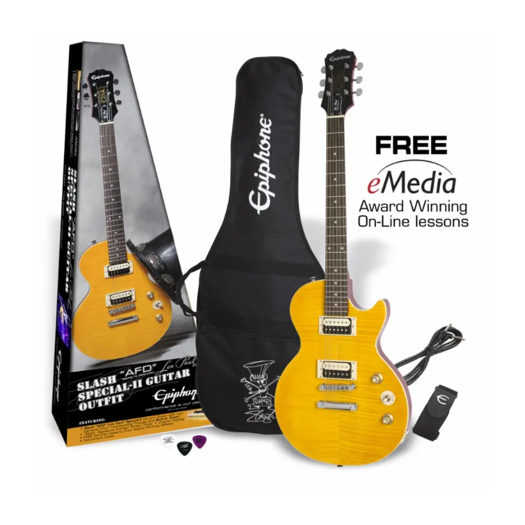 Epiphone Slash Appetite Les Paul Special-Ii Performance Pack - Appetite Amber 1