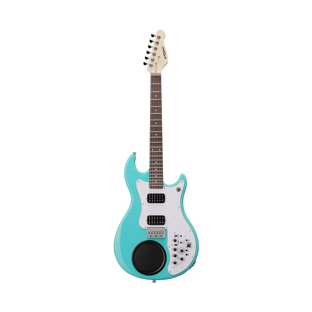 Vox Apc-2 Travel Guitar W/Built-In Speaker Effects & Rhythm - Aqua Green 2