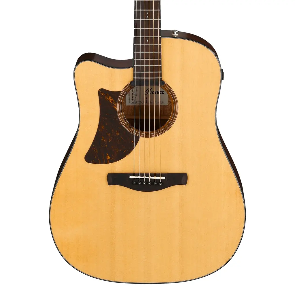 Ibanez Aad170lce Advanced Left-Handed Acoustic/Electric Guitar - Natural Low Gloss 1