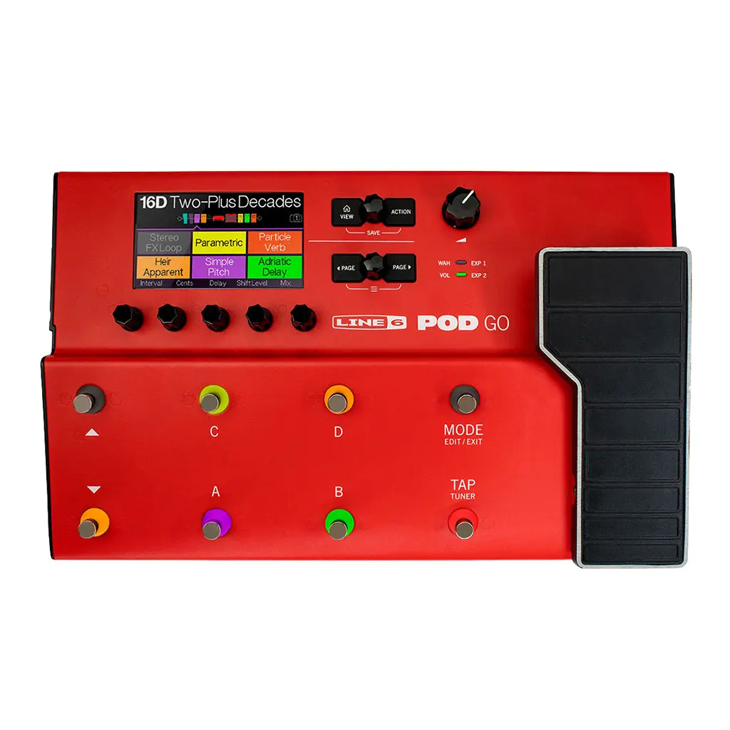 Line 6 Pod Go Limited Edition Red 1