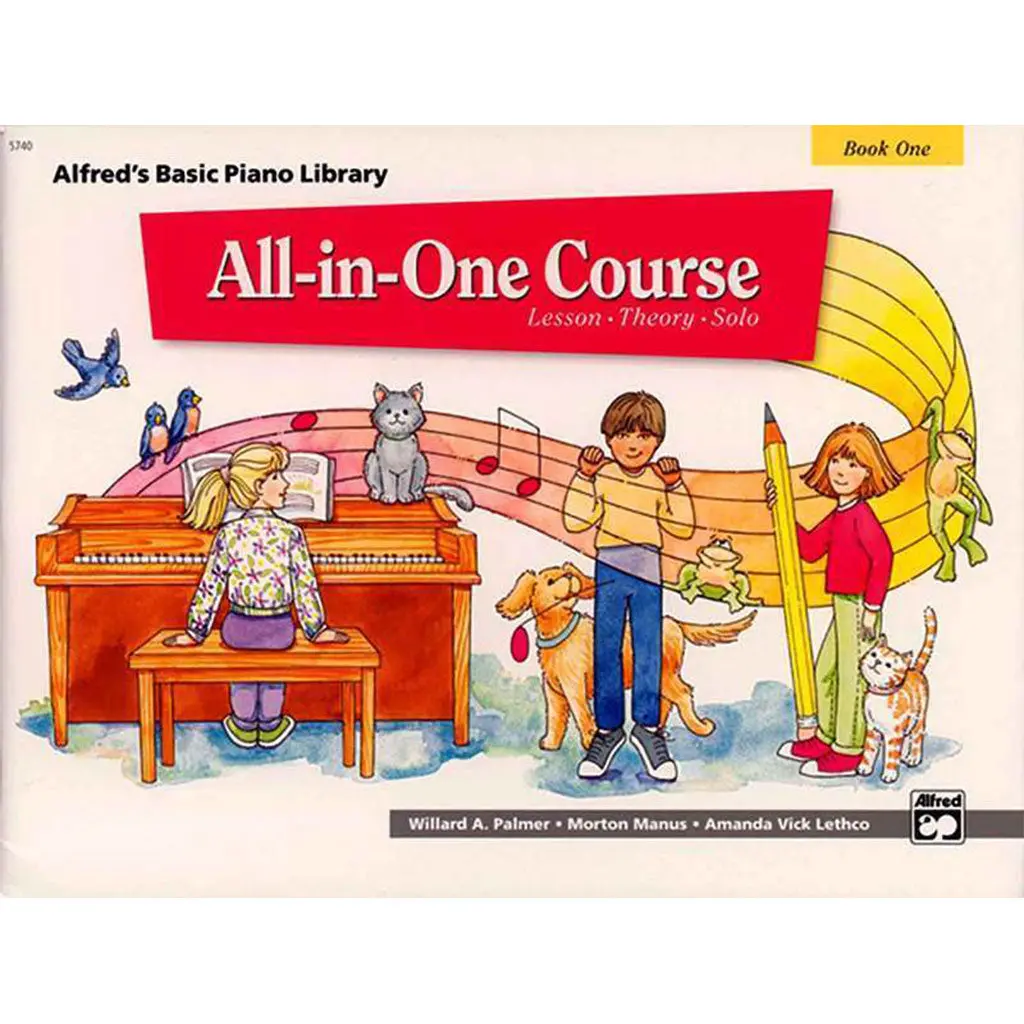 Alfred's Basic Piano All-In-One Course - Book 1 1