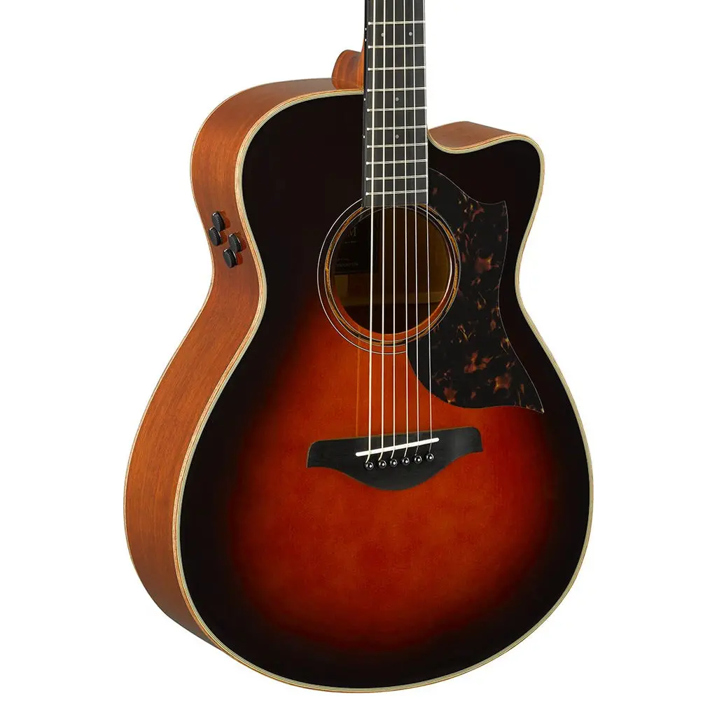 Yamaha Ac3m - Acoustic Guitar - Brown Sunburst 1