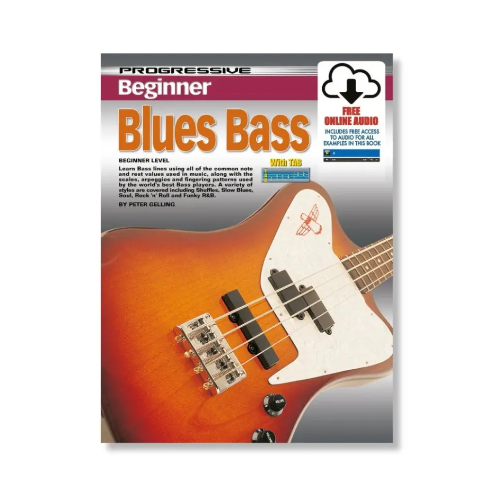 Progressive Beginner Blues Bass - Book/Online Audio 1