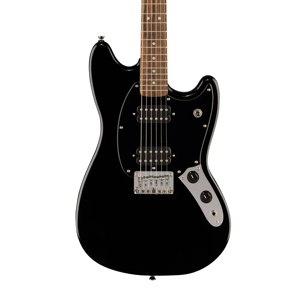 Squier Sonic Mustang Hh Laurel Fingerboard Electric Guitar - Black 1