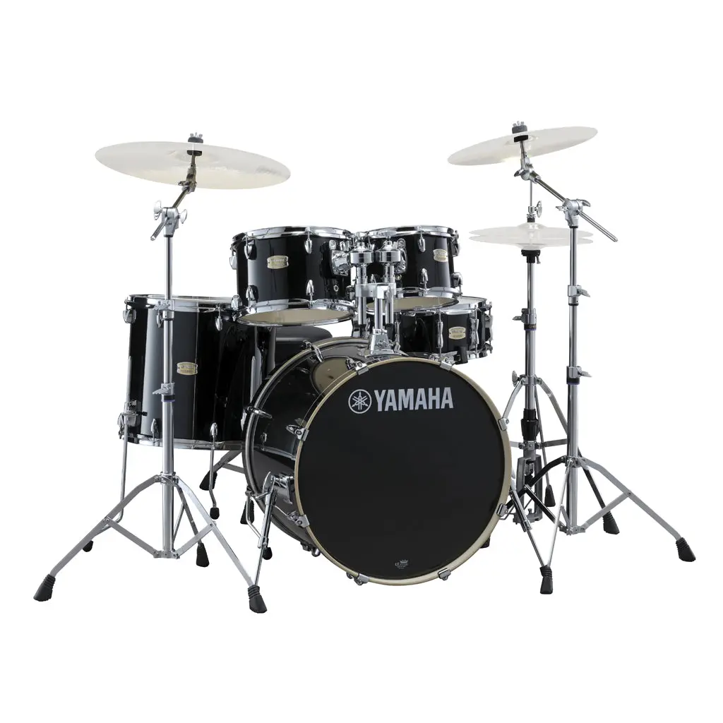 Yamaha Stage Custom Birch Fusion Drum Kit - Raven Black 1