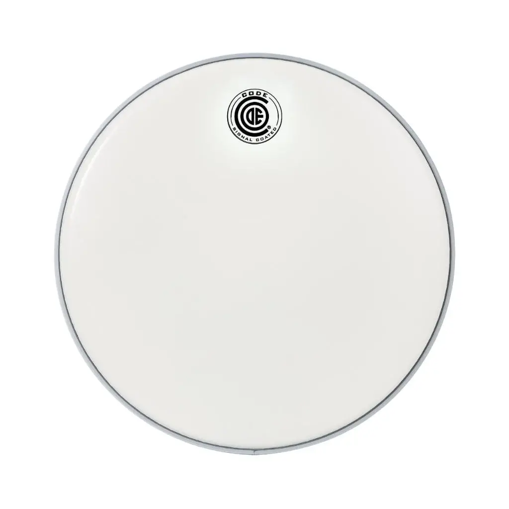 Code Signal Coated Bass 14Mil Single Ply Drumhead - 16 Inches 1