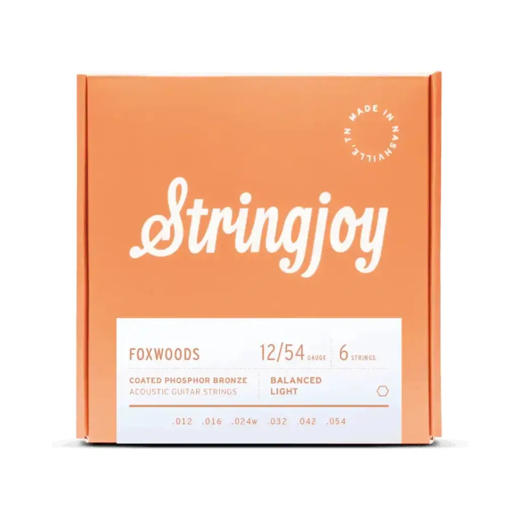 Stringjoy Foxwoods Coated Acoustic Guitar Strings - .012-.054 Light 1