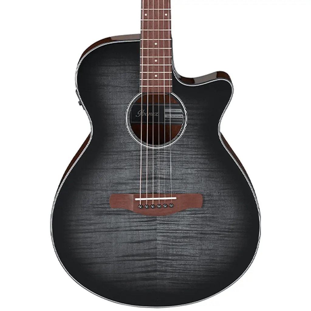 Ibanez Aeg70 Tch Acoustic Guitar - Transparent Charcoal Burst 1