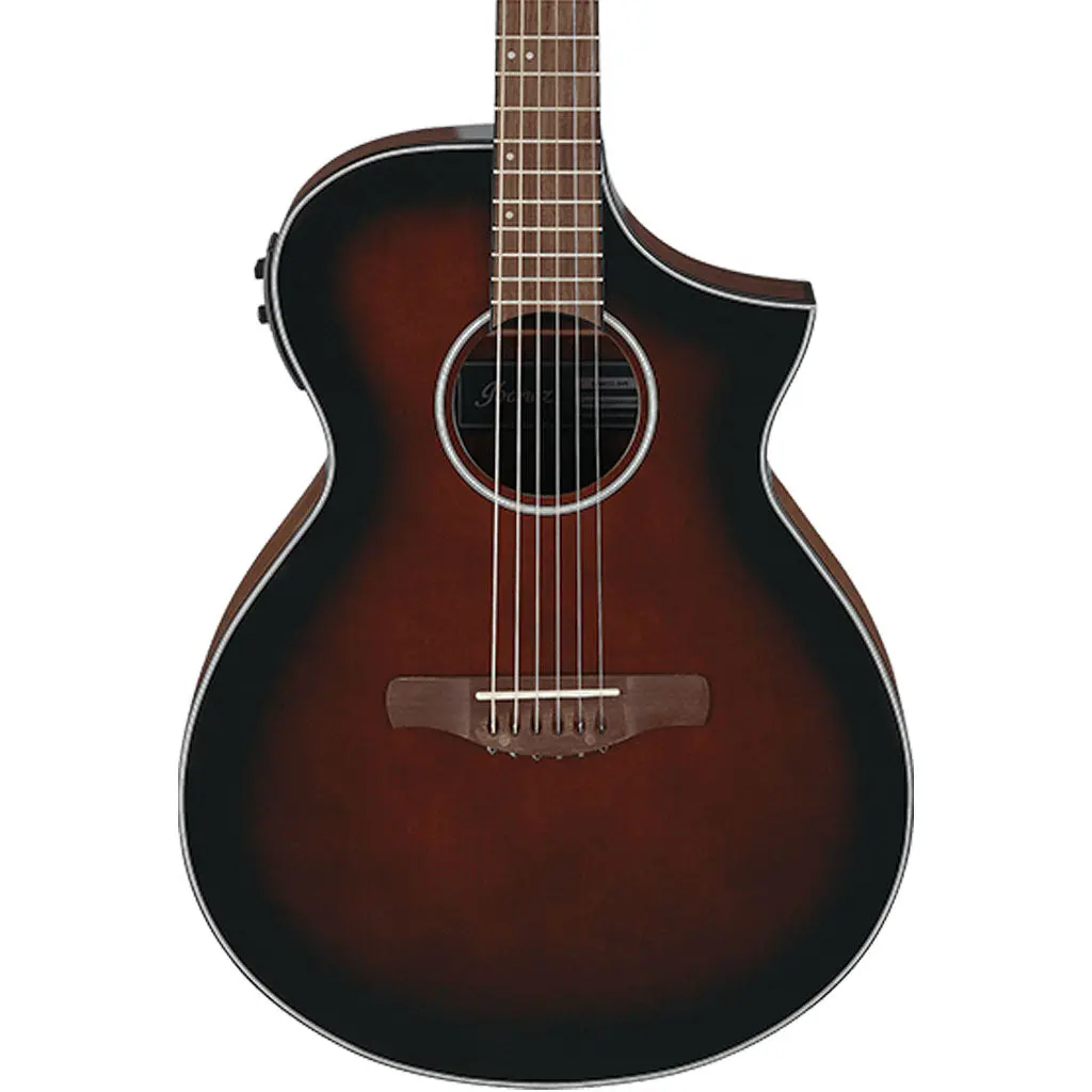 Ibanez Aewc11 Dvs Acoustic Guitar - Dark Violin Sunburst High Gloss 1