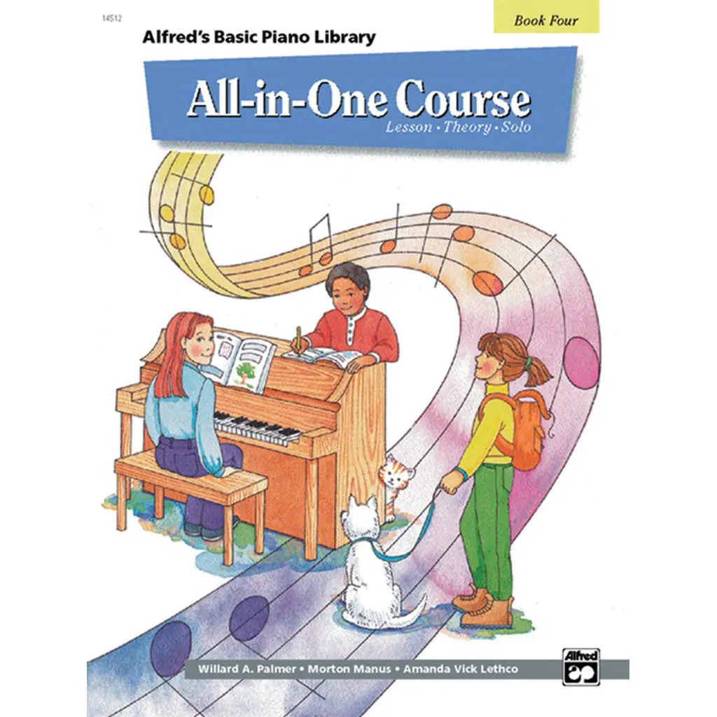 Alfred's Basic Piano All-In-One Course - Book 4 1