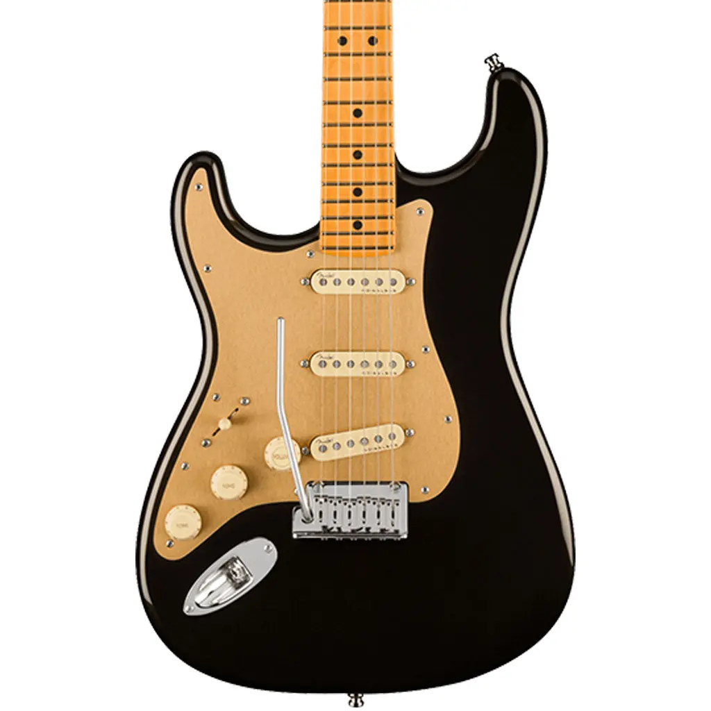 Fender - American Ultra Stratocaster Left-Hand, Maple Fingerboard, Texas Tea 1