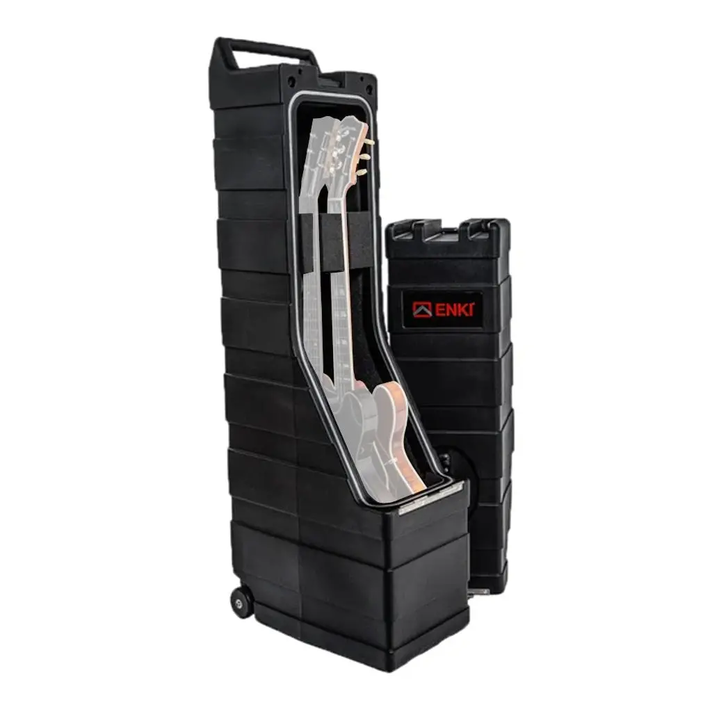 Enki Amg 2 Dual Guitar Roto Molded Dlx Case 1