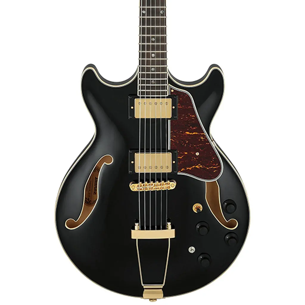 Ibanez - Amh90 Artcore Semi-Hollow Electric Guitar - Black 1