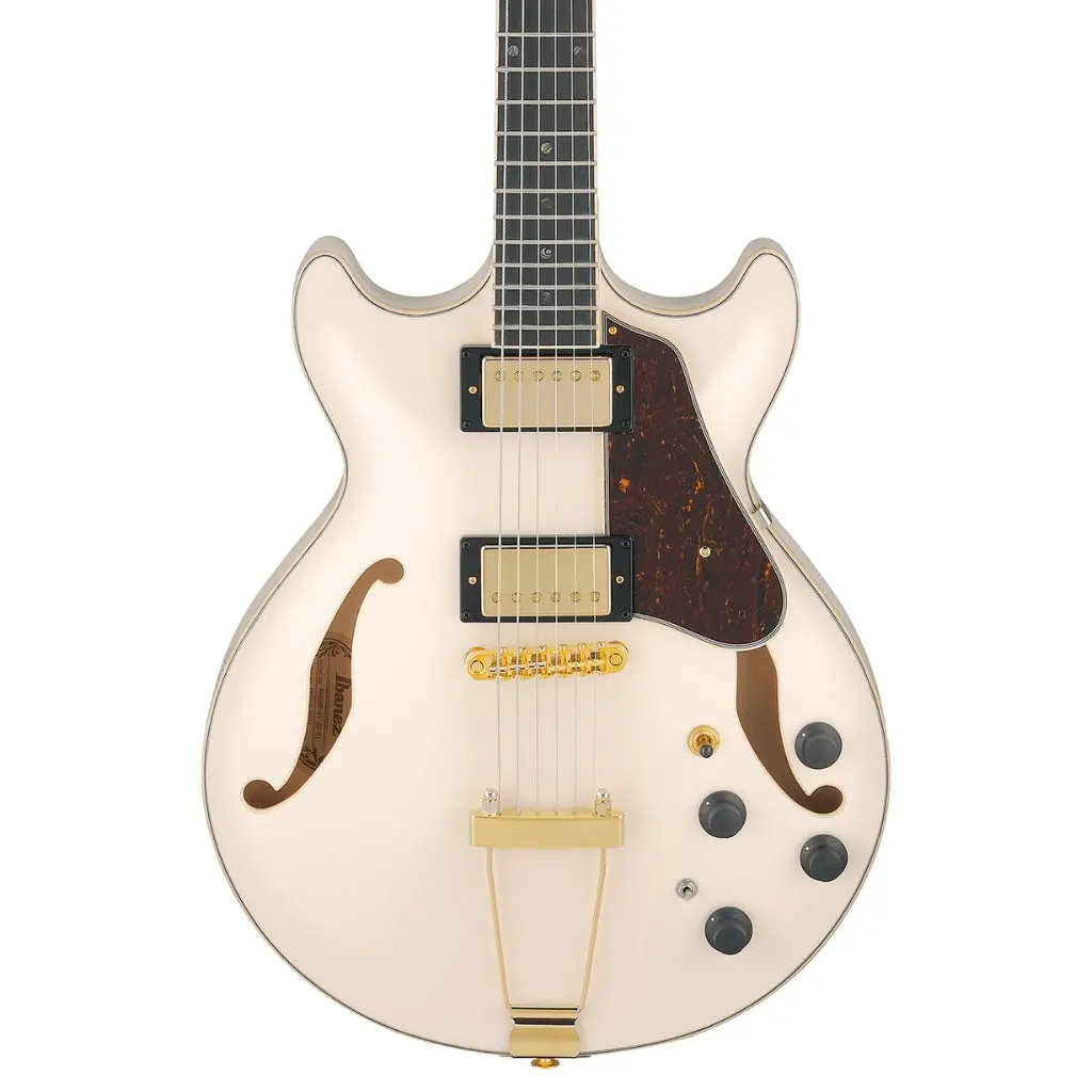 Ibanez Amh90 Artcore Guitar - Ivory 1