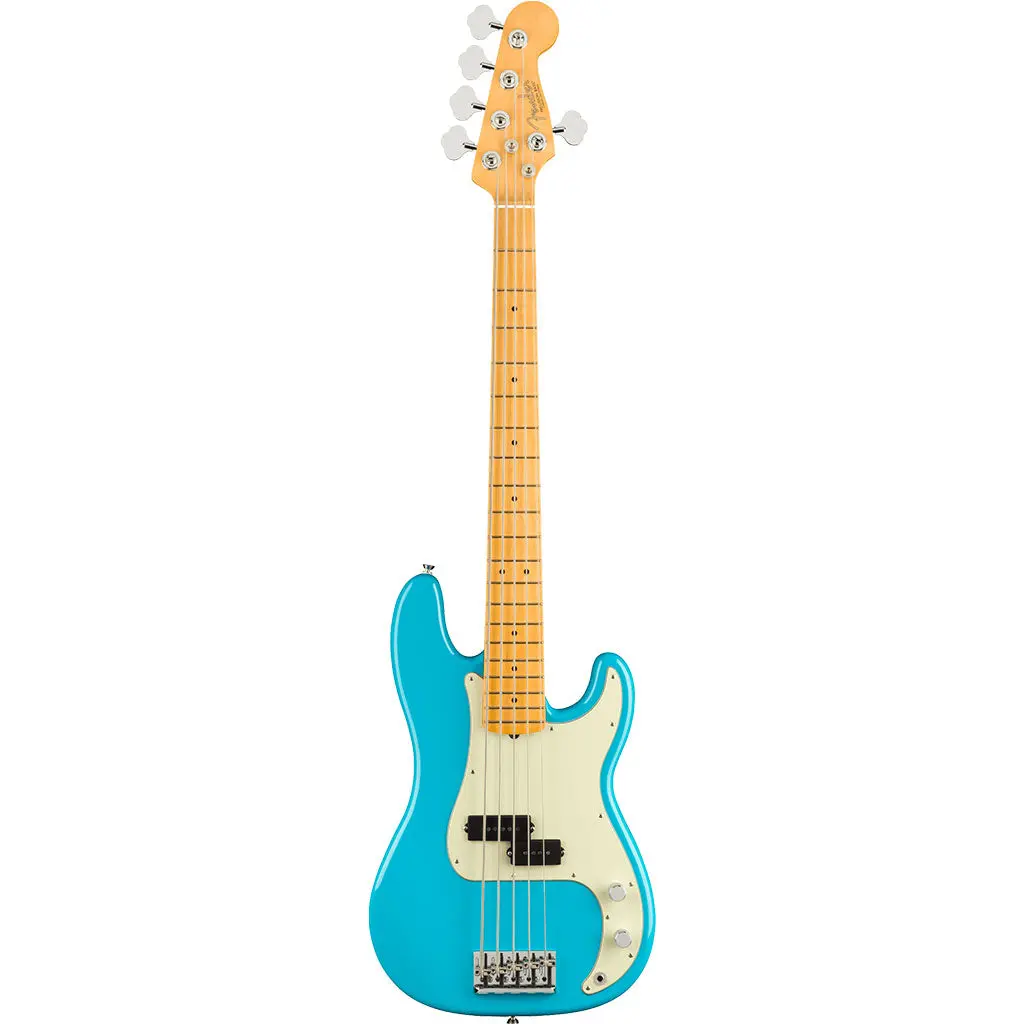 Fender - American Professional Ii Precision Bass® V - Maple Fingerboard - Miami Blue 2