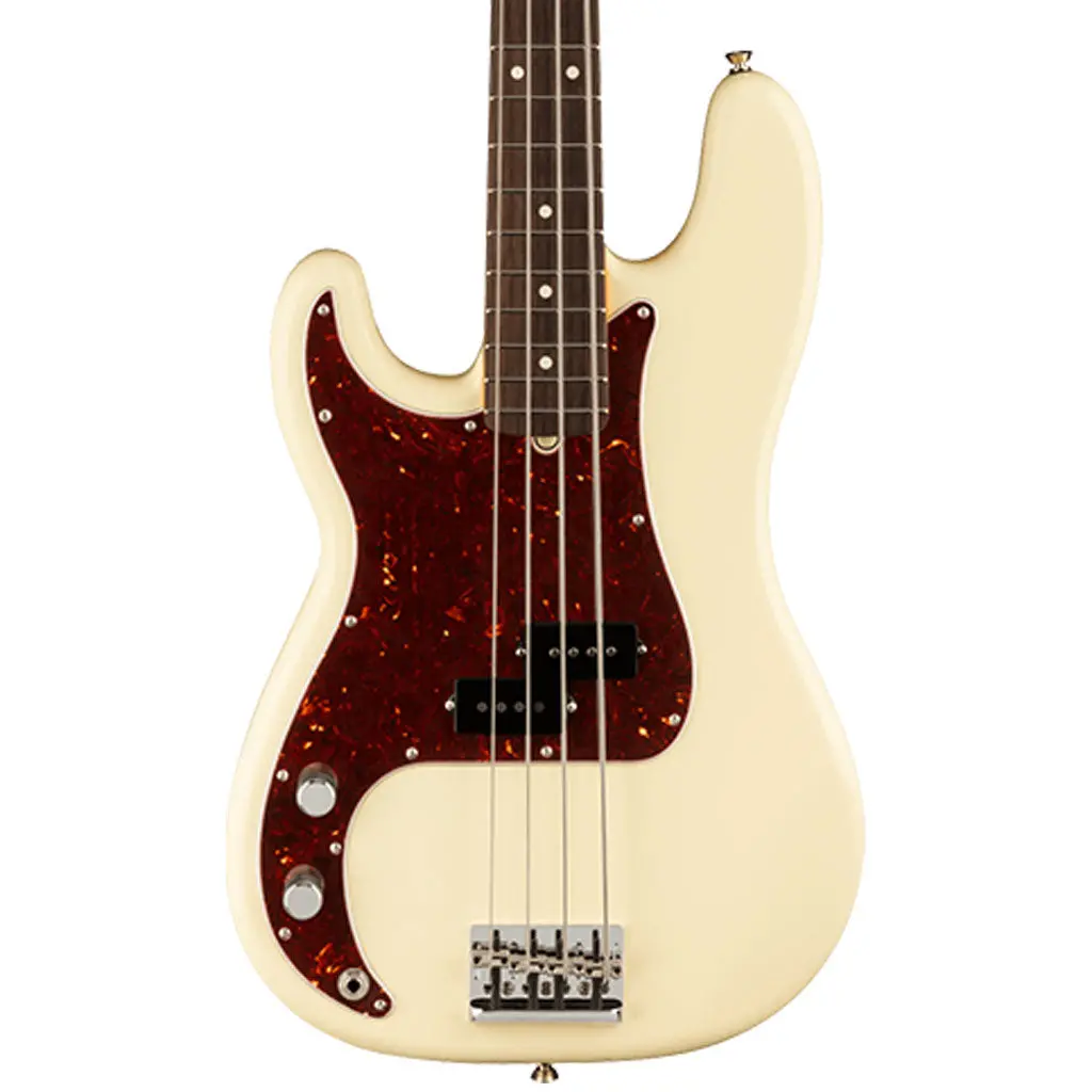 Fender - American Professional Ii Precision Bass® Left-Hand - Rosewood Fingerboard - Olympic White 1