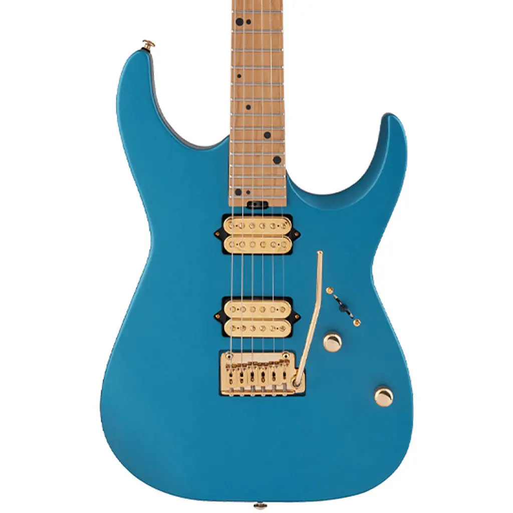 Charvel Angel Vivaldi Signature Pro-Mod Dk24-6 Nova - Caramelized Maple Fingerboard - Lucerne Aqua Firemist 1