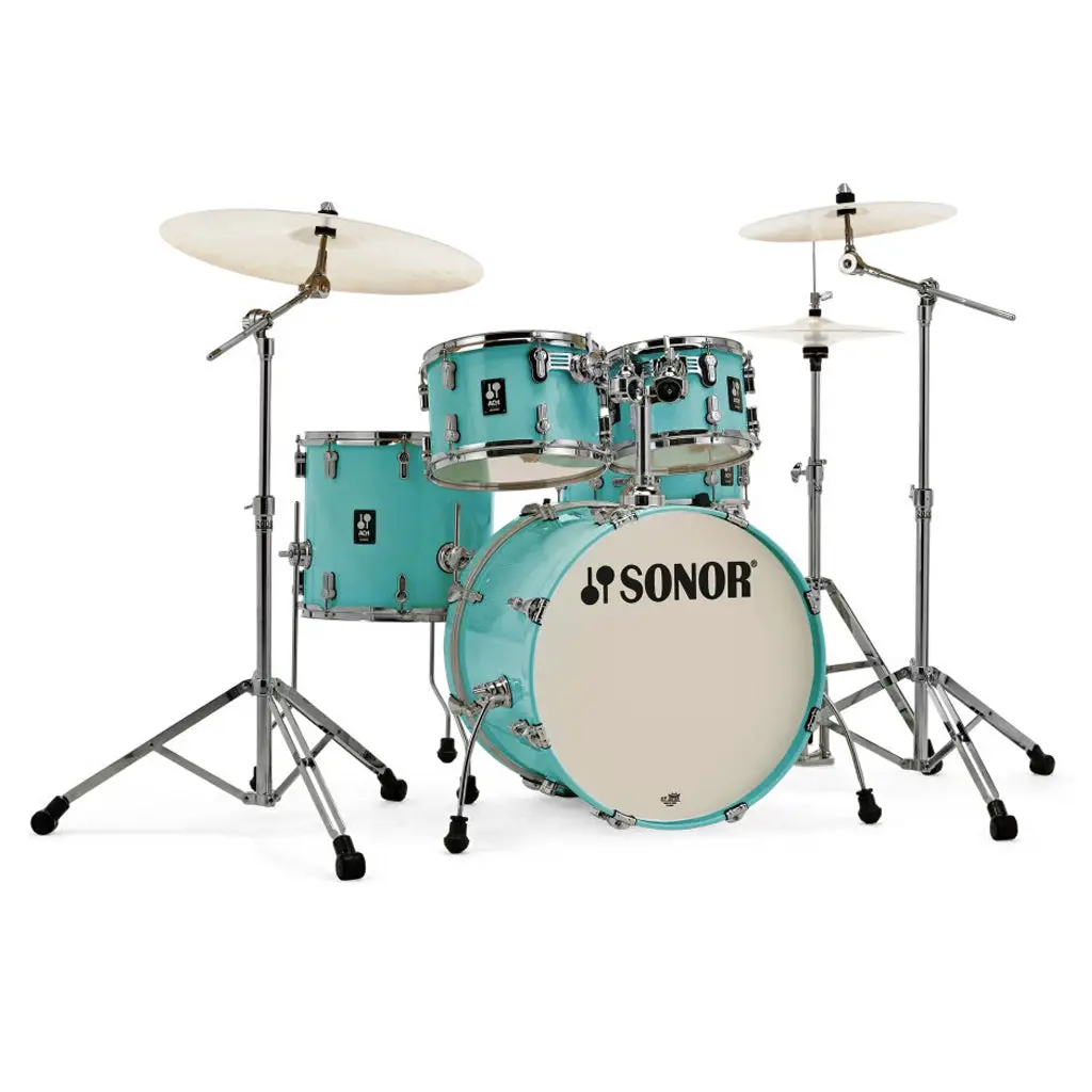 Sonor Aq1 Series Studio 5-Piece Kit With 2000 Series Hardware Set - Light Green 1