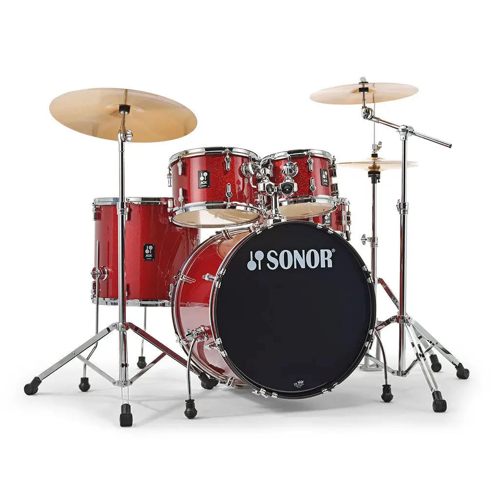 Sonor Aqx Stage Set - Red Moon Sparkle 1