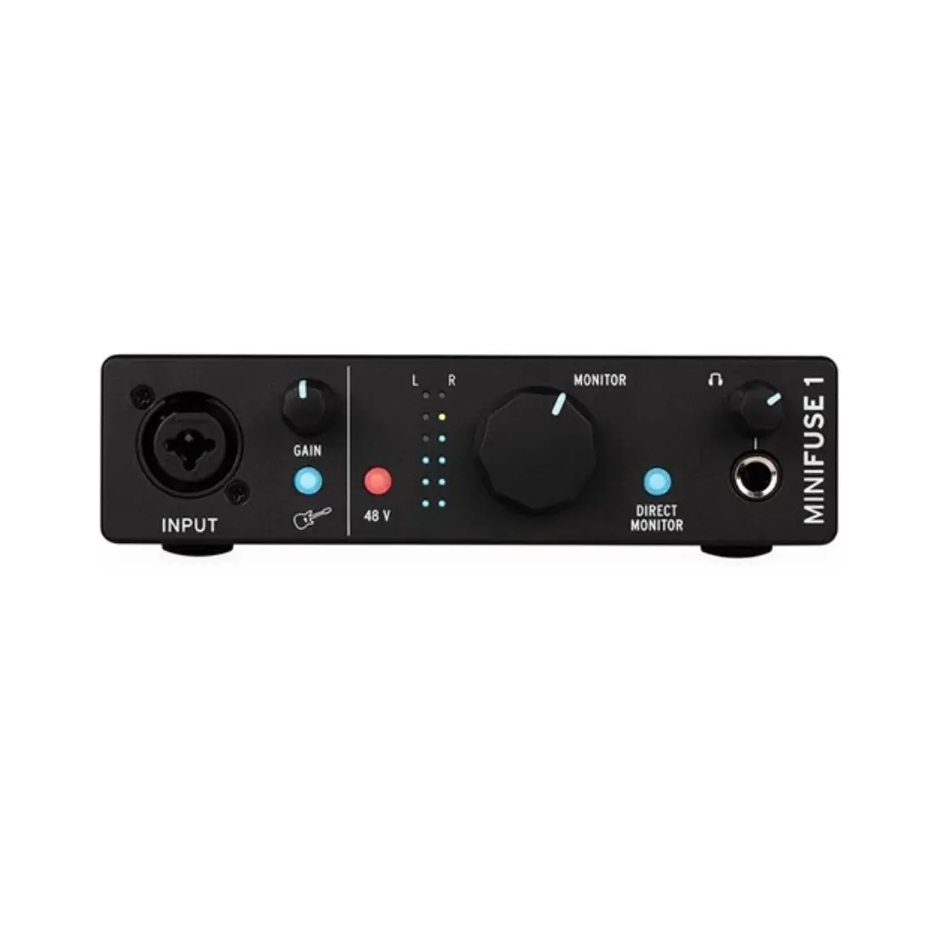 Arturia Minifuse 1 - 1 In/ 2 Out Audio Interface - Black 1