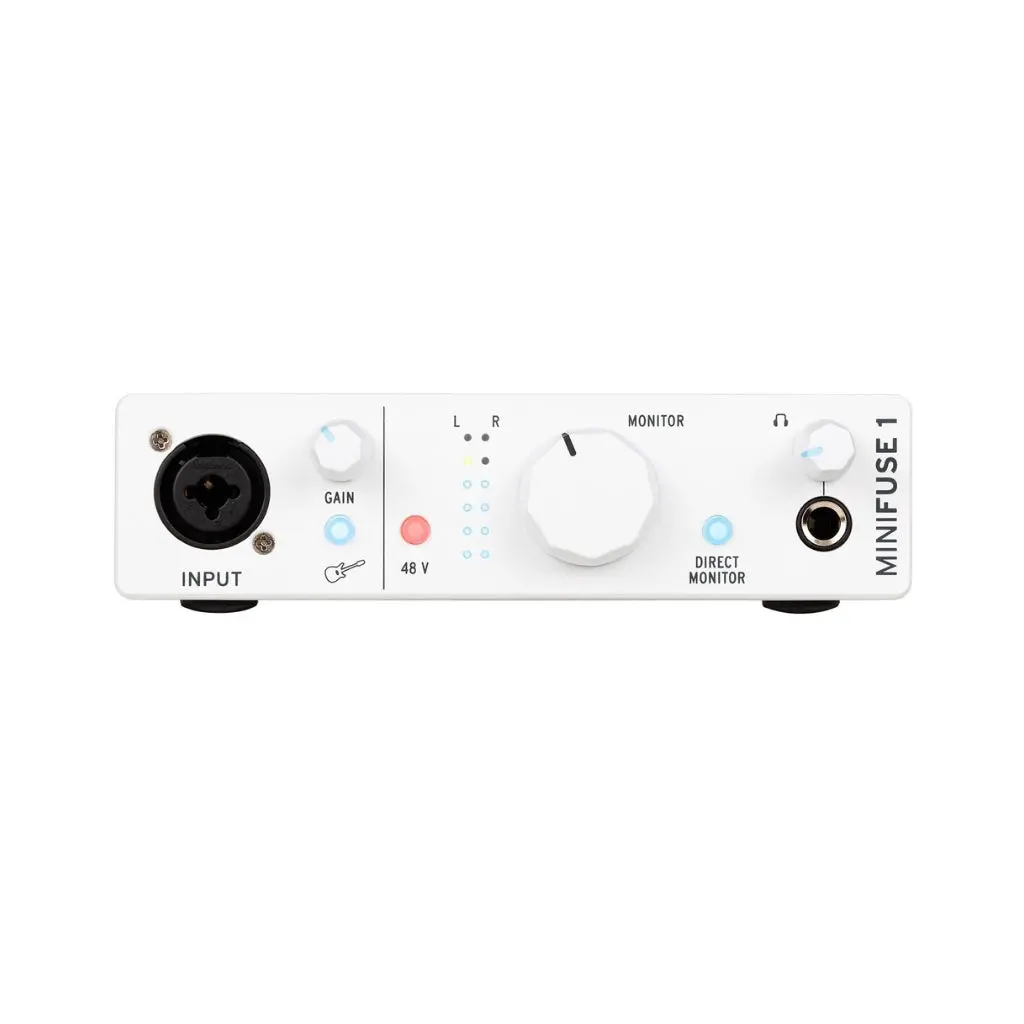 Arturia Minifuse 1 - 1 In/ 2 Out Audio Interface - White 1