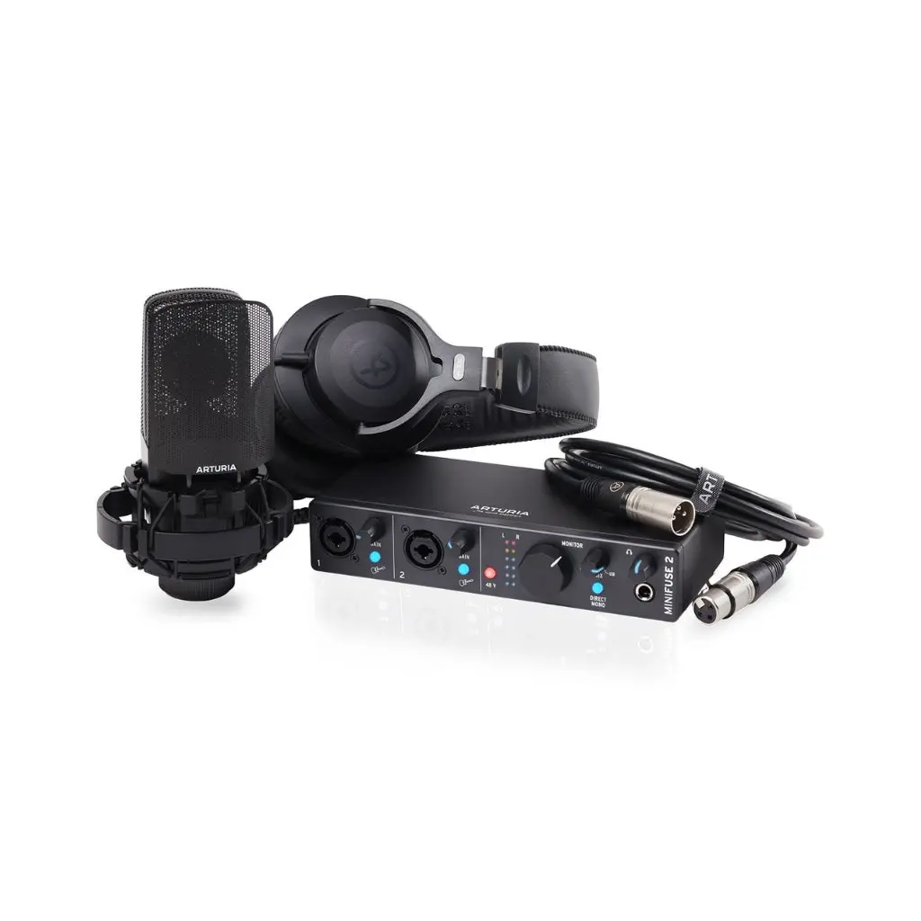 Arturia Minifuse Recording Studio Pack - Black 1