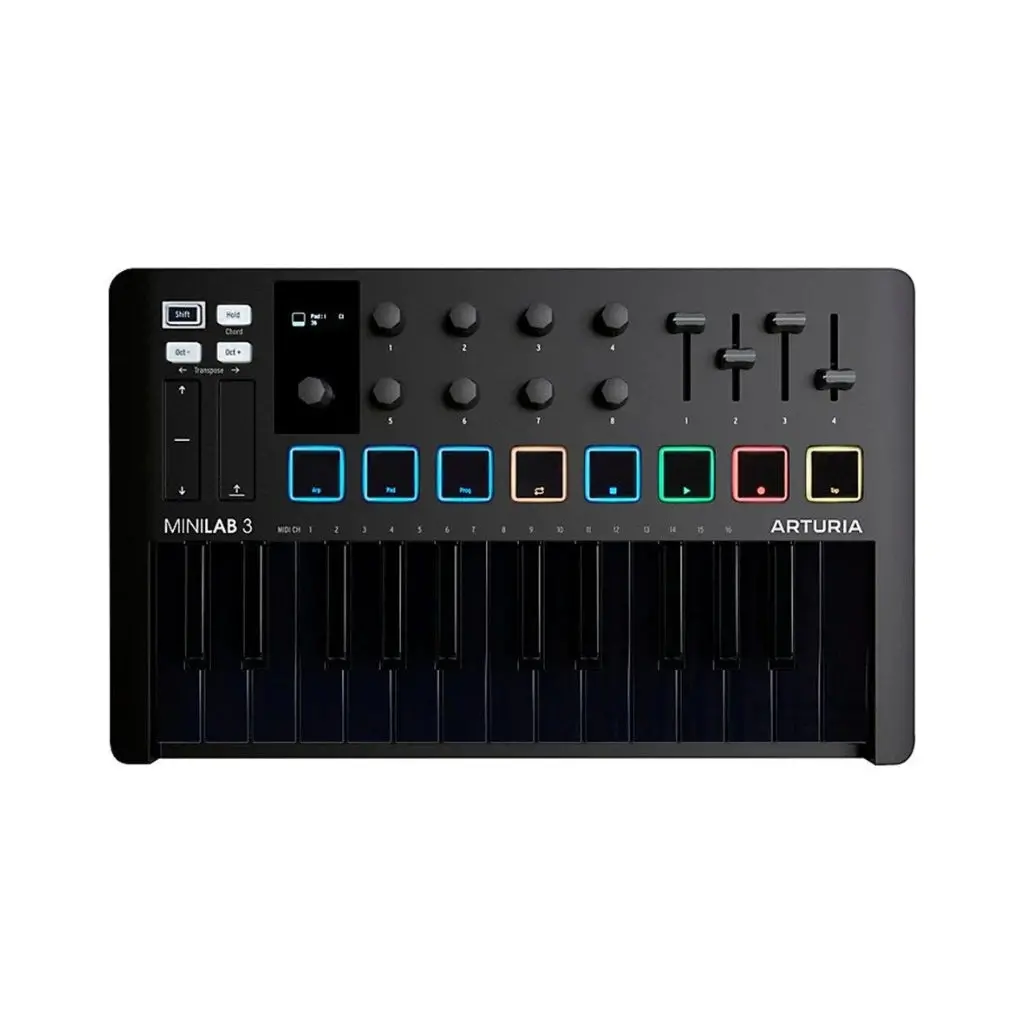 Arturia Minilab 3 25-Note Keyboard Controller - Deep Black 1
