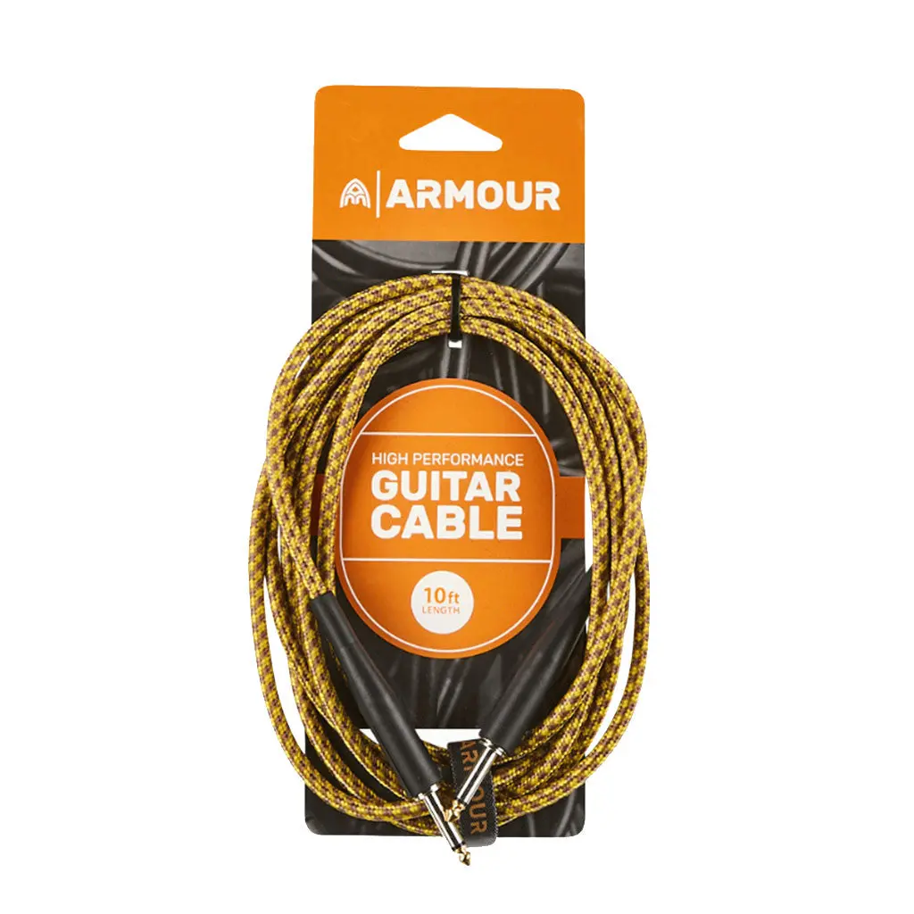 Armour Gw10g Guitar 10 Foot Woven Gold Rope 1