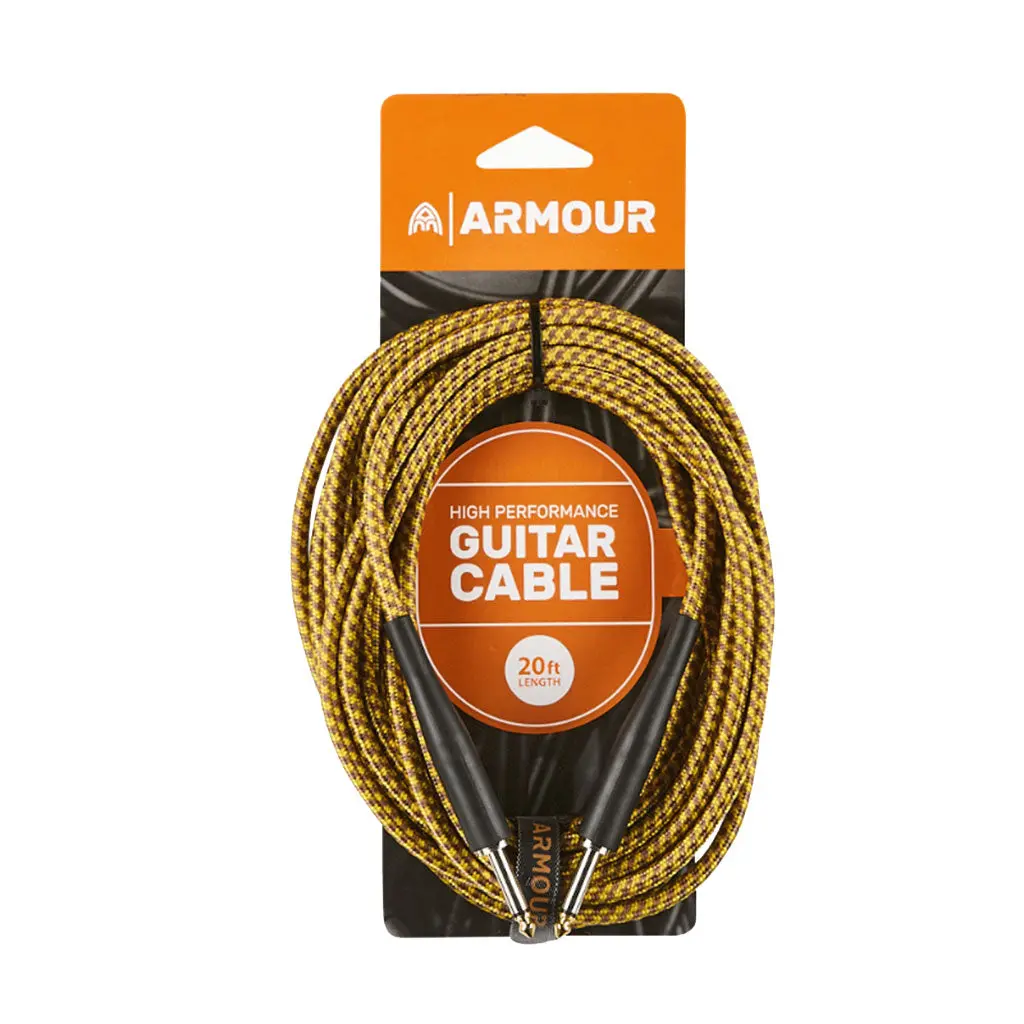 Armour Gw20g Guitar 20 Foot Woven Gold Rope 1