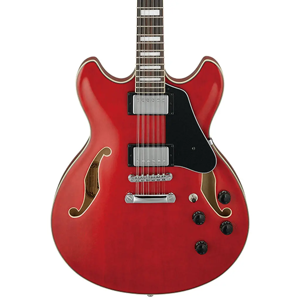 Ibanez As7312 12 String Artcore - Transparent Cherry Red 1
