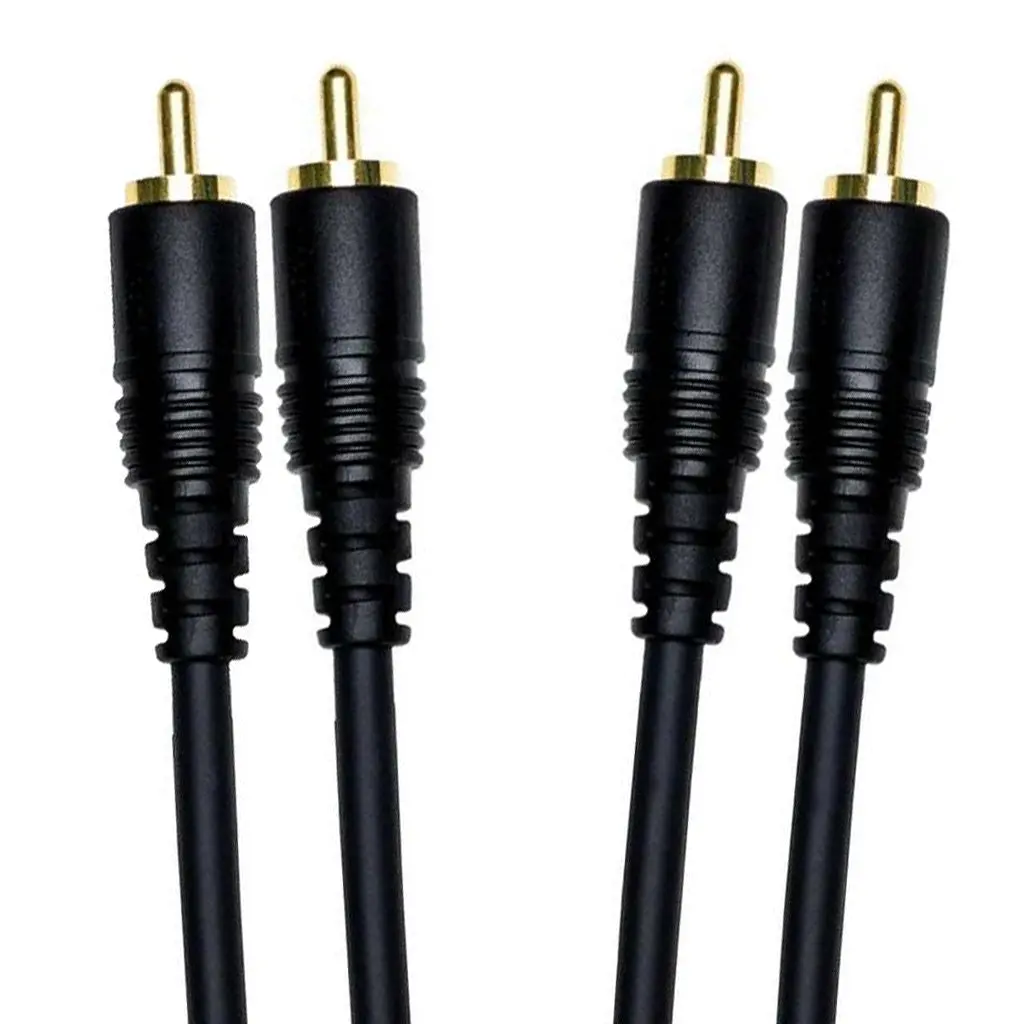 Australasian -  Stereo (L + R) Rca To Rca - 3 Foot 1