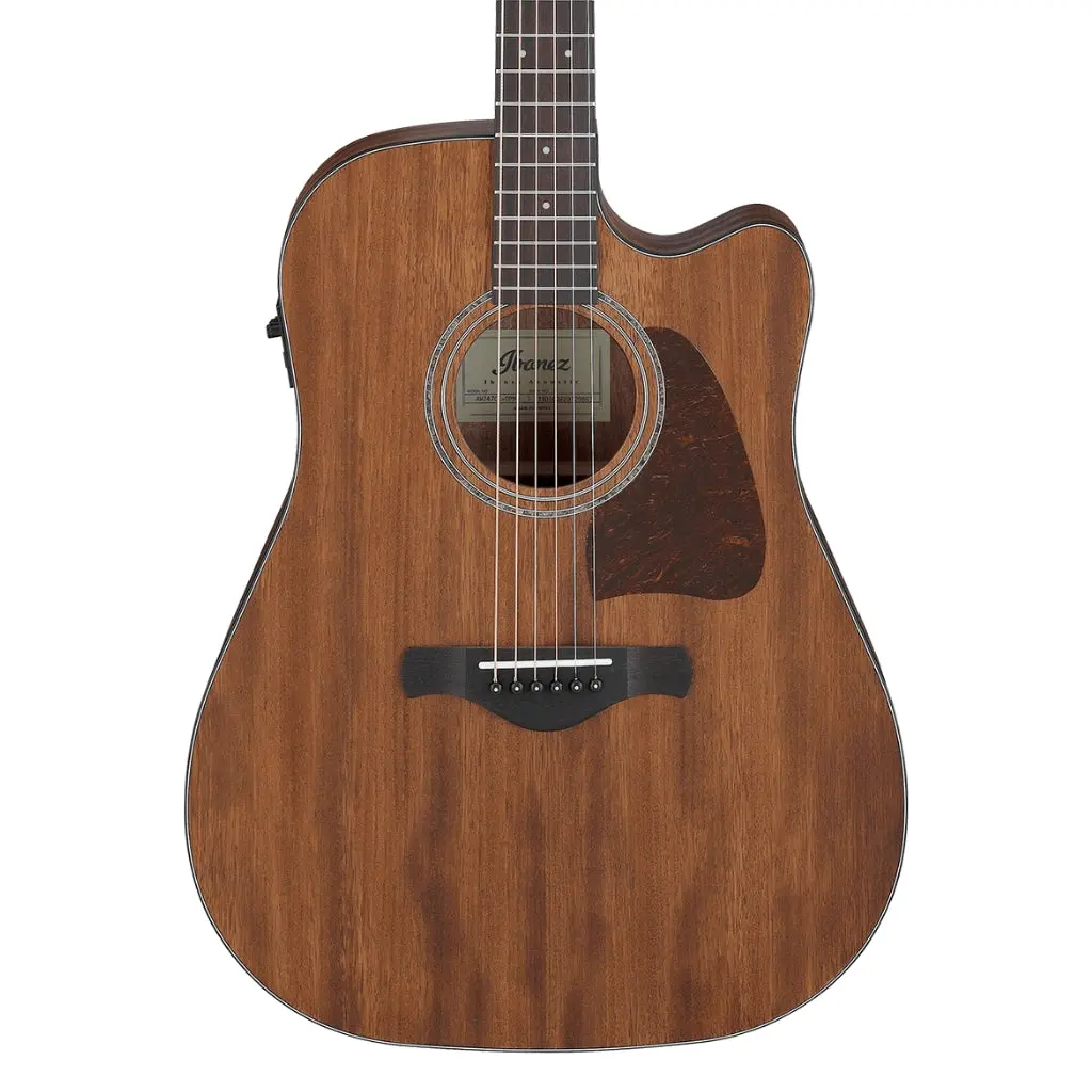 Ibanez Aw247ce Artwood Acoustic Guitar - Open Pore Natural 1