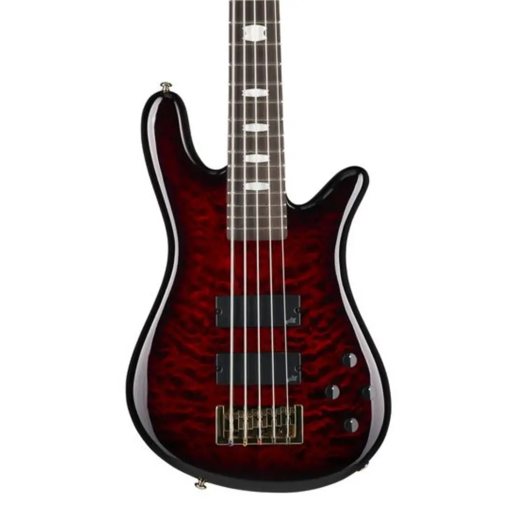Spector Icon Ns-5 5-String Electric Bass Guitar - Black Cherry Gloss 1