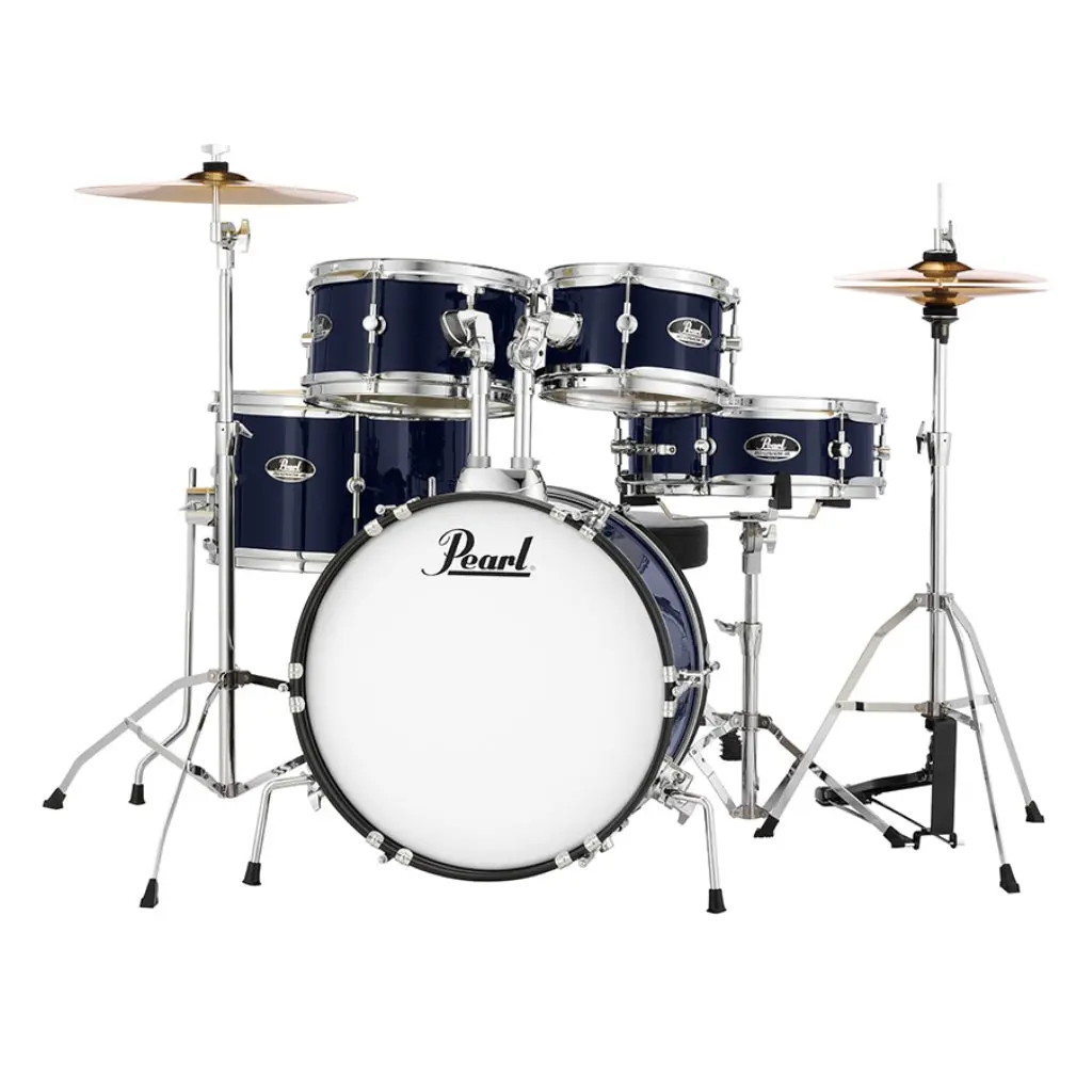 Pearl Roadshow Junior 5Pc Drum Kit With Hardware - Royal Blue Metallic 1