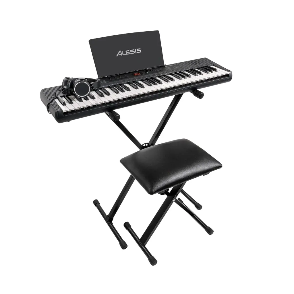 Alesis Harmony 61 Mk4 61-Key Portable Keyboard With Accessory Bundle 1