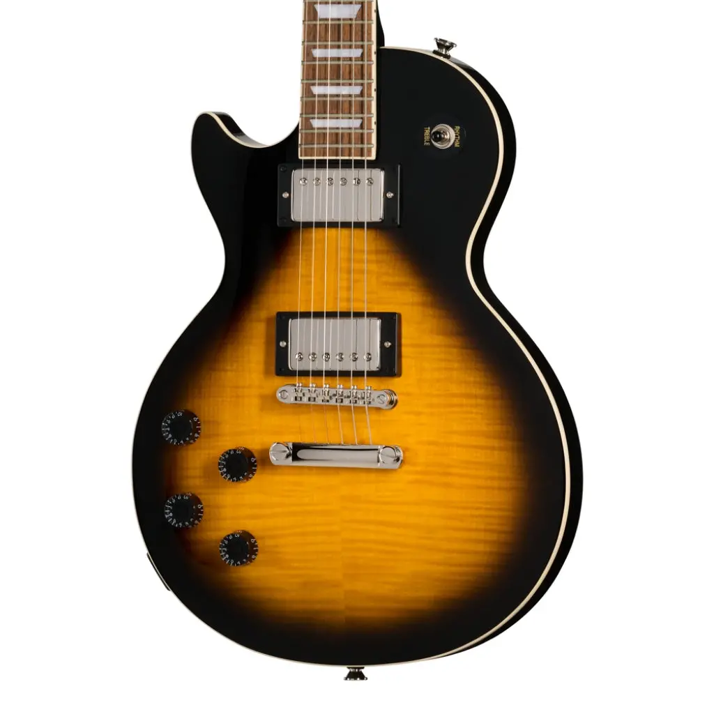 Epiphone Les Paul Tribute Electric Guitar - Vintage Sunburst, Left Handed 1
